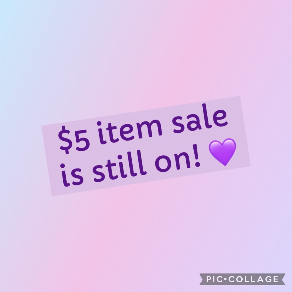 $5 Items, tagged accordingly